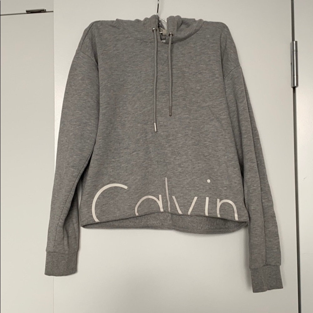 CALVIN KLEIN CROPPED HOODIE